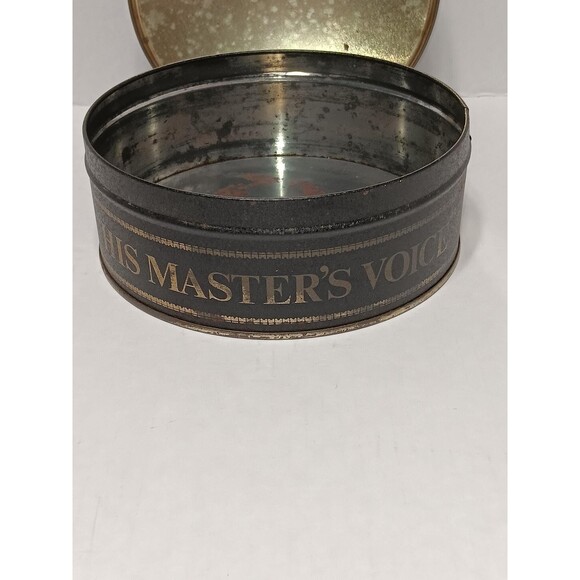 Vintage Victor Talking Machine Tin “His Master’s Voice” Nipper Dog & Gramophone - Picture 2 of 10